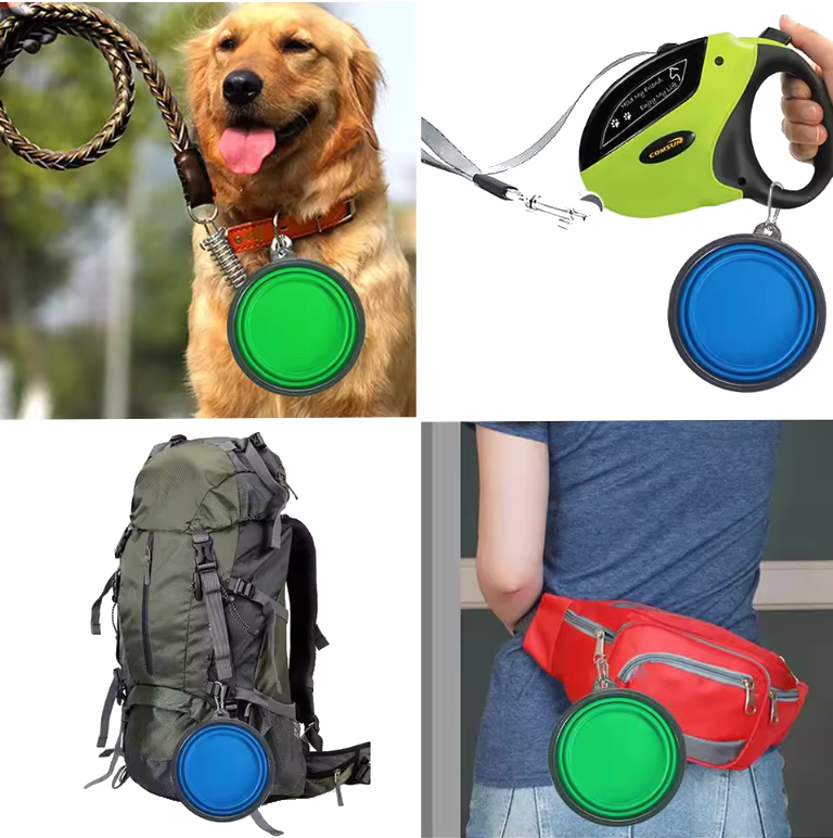 Collapsible Pet Silicone Bowl